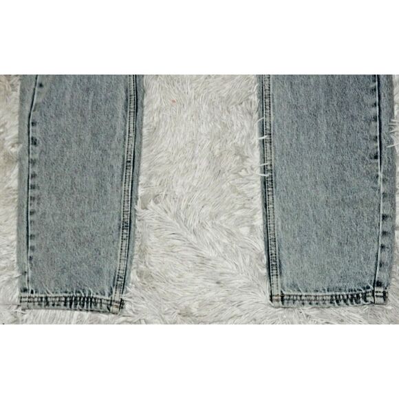 White Fox Jeans Size Small She's All That‎ Straight Leg High Waisted Blue Denim - Picture 6 of 11